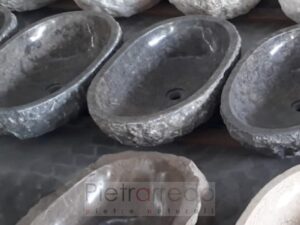 lavello ovale grigio 40cm 60cm basso marmo prezzo da bagno
