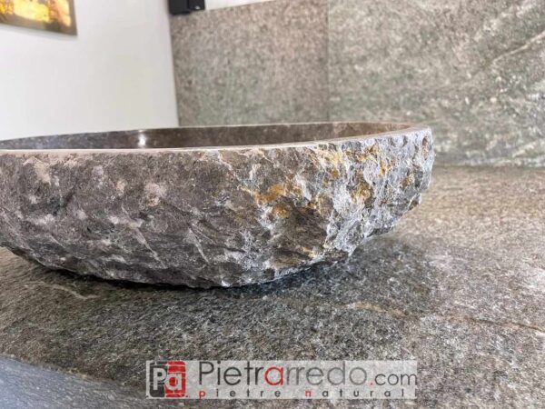 offerta lavello sasso grezzo 40cm x 60 cm pietrarredo stone