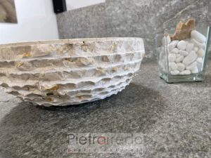 rundes ovales waschbecken creme beige farbe elegant pietrarredo kosten für badezimmermöbel aus italienischem marmor on sale