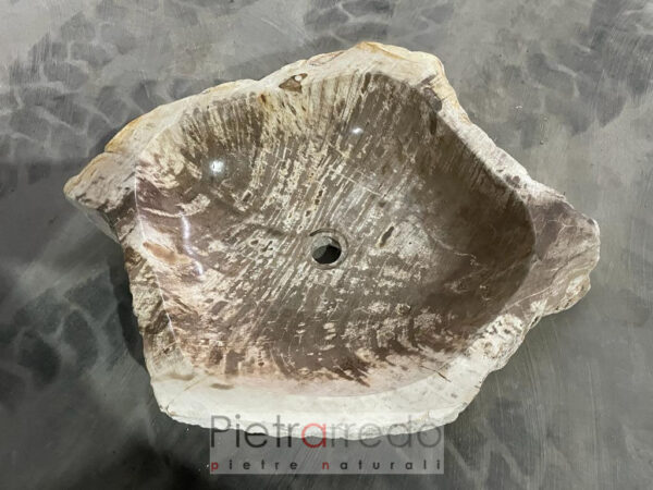 Lavandino in legno fossile antico pietrarredo bellissimo elegante unico costo
