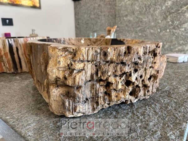 Offer sinks petrified wood sinks from fossil forests unique sinks for bathroom furniture prices pietrarredo