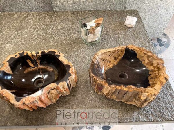 Offer sinks petrified wood sinks from fossil forests unique sinks for bathroom furniture prices pietrarredo discount