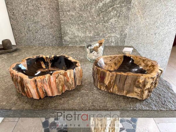 lavandino legno fossilizzato pietra offerta pietrarredo