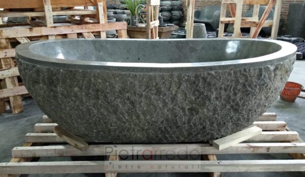 offerta pietraredo vasca da bagno in sasso scavato a mano pietrarredo costo italy stone