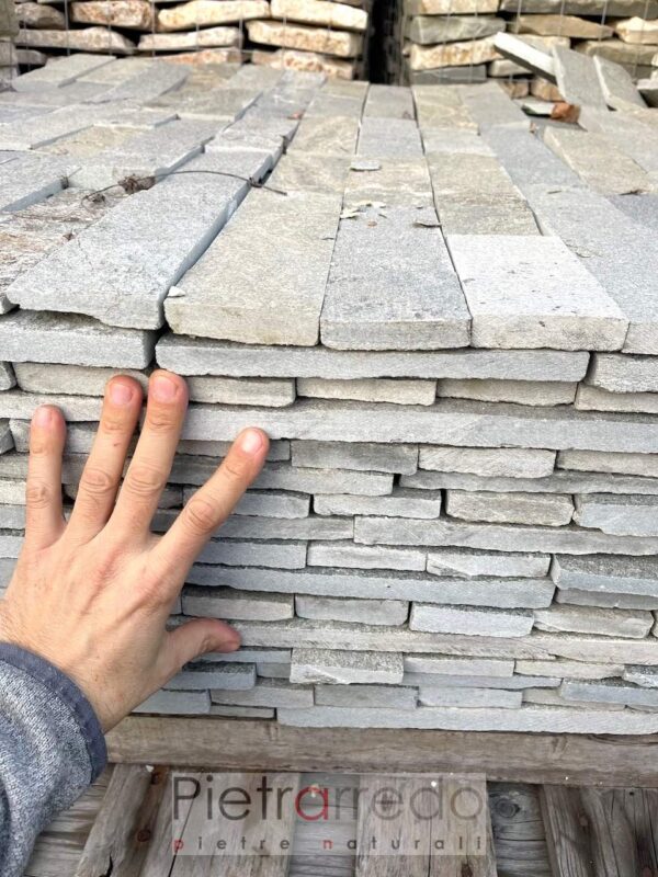 offerta strips stone cladding grey singol pietrarredo Italy price kavala