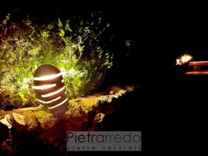 punto luce lanterna giapponese in sasso pietra per illuminazione pietrarredo offerto luce giardino garden light price