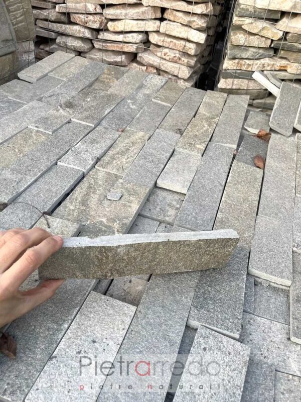 wall cladding in gray natural stone pietrarredo offers and prices italy
