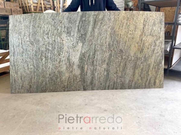 foglio in pietra flessibile Jeera green 122x244cm prezzo pietrarredo