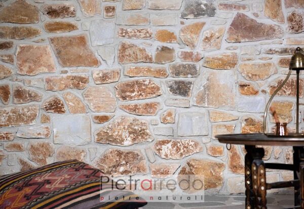 parete rivestita in pietra naturale alto adige prezzo costo pietrarredo