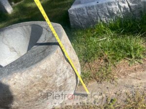 40 cm geschnitzter flussstein-pflanzkübel preis pietrarredo milano italy stone
