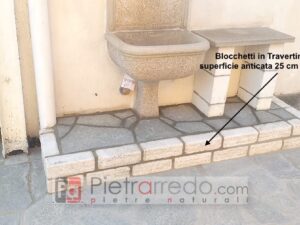 Blocchetti in travertino pietrarredo stone travertine prezzo