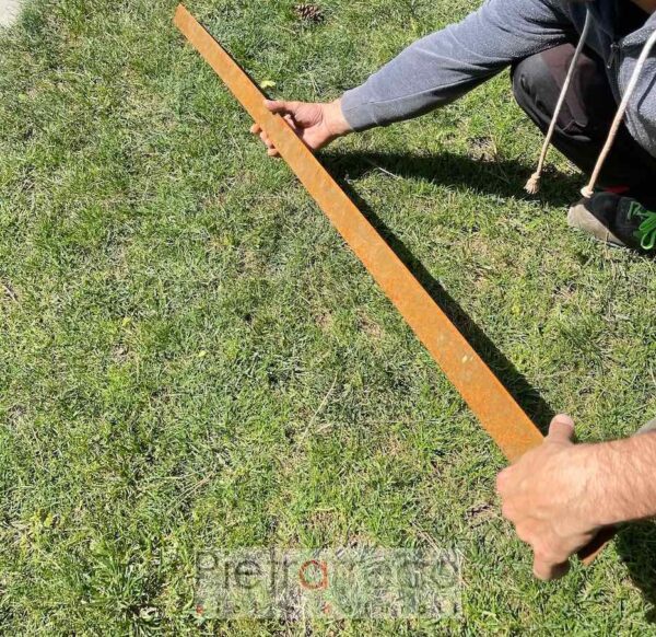 offerta bordure in corten acciamo per confinamento giardini e prati prezzo