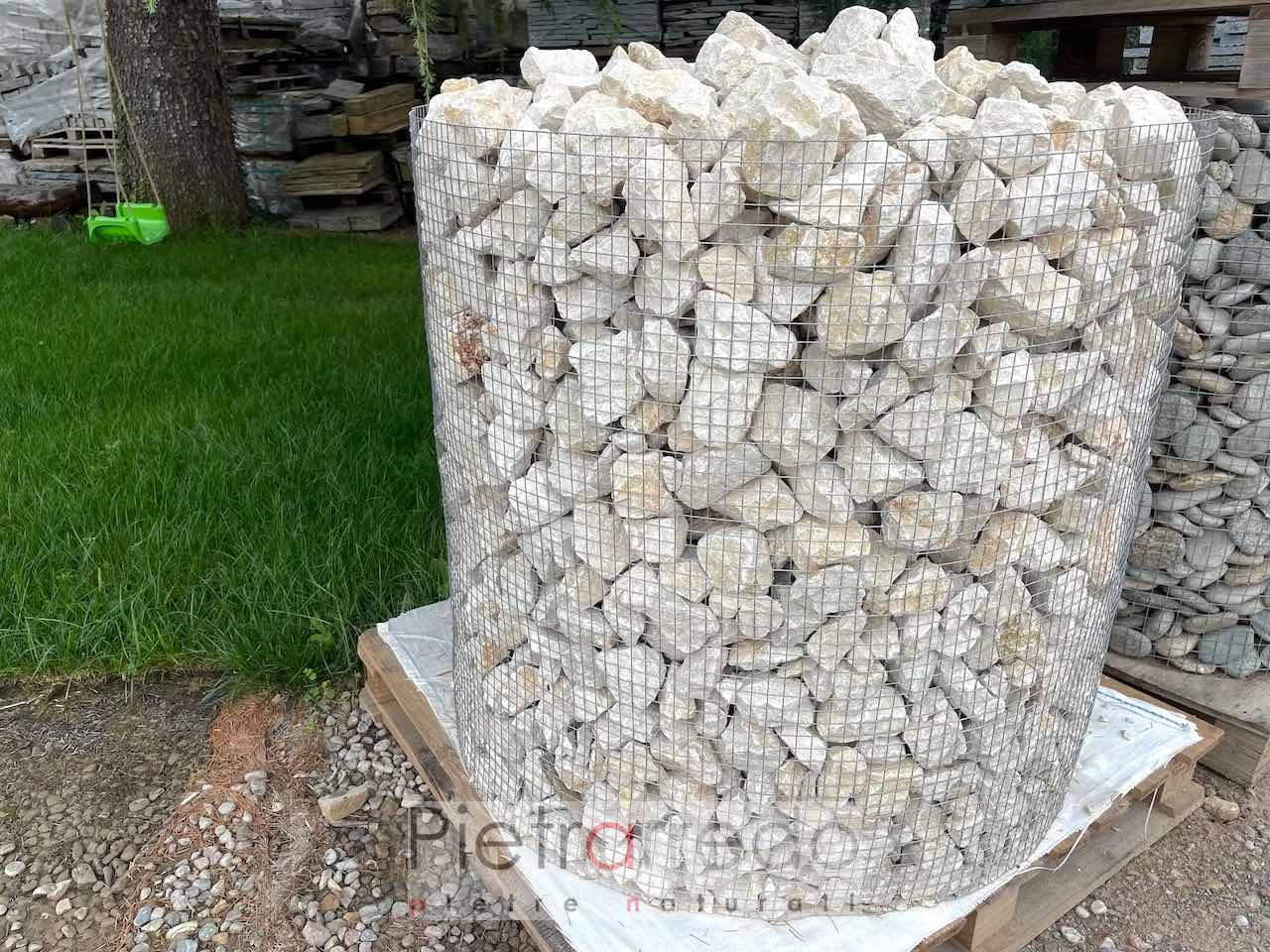 offerta pietrarredo granulato per aiuole bianco zandobbio