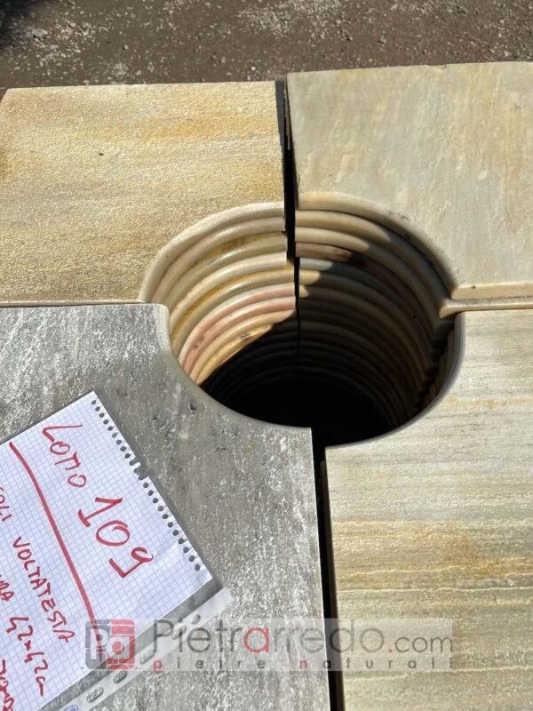 Brazilian quartzite interior head vault prices offers in pietrarredo natural stone