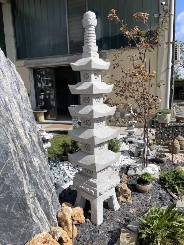 Pagoda Japanese lantern in granite for gardens stone go ju tou Kyoto price pietrarredo italy parabiago
