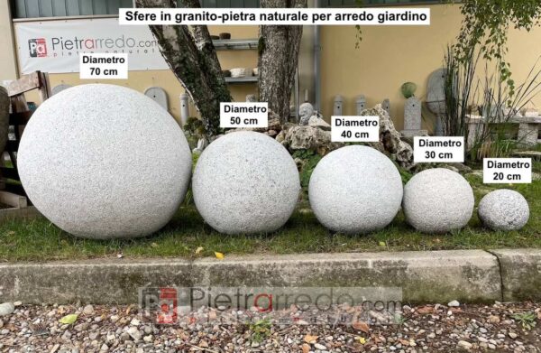 offerta palle e sfere giapponesi giardini per prati e aiuole pietrarredo italy stone