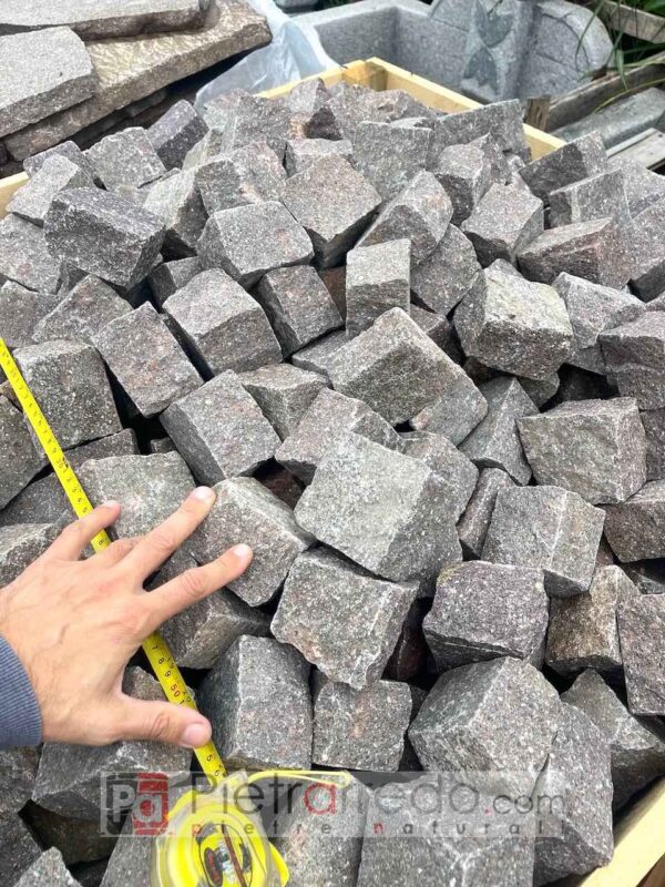 cubes pour pavage de sols extérieurs porphyre 6-8 cm prix offre coût pietrarredo
