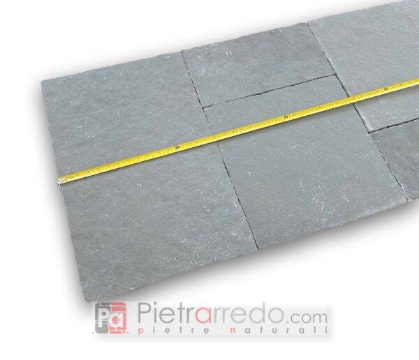 costo pavimento pietra naturale grigia anticata per interno ed esterno pattern alla romana prezzo pietrarredo