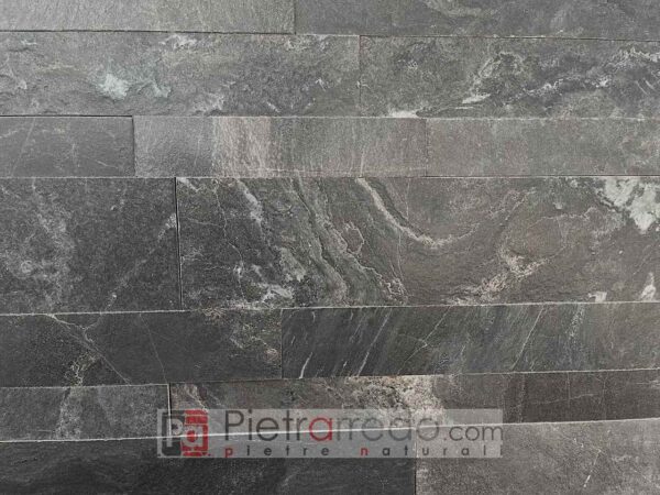 single stone slat cladding for walls and facades antiqued black quartzite pietrarredo cost price