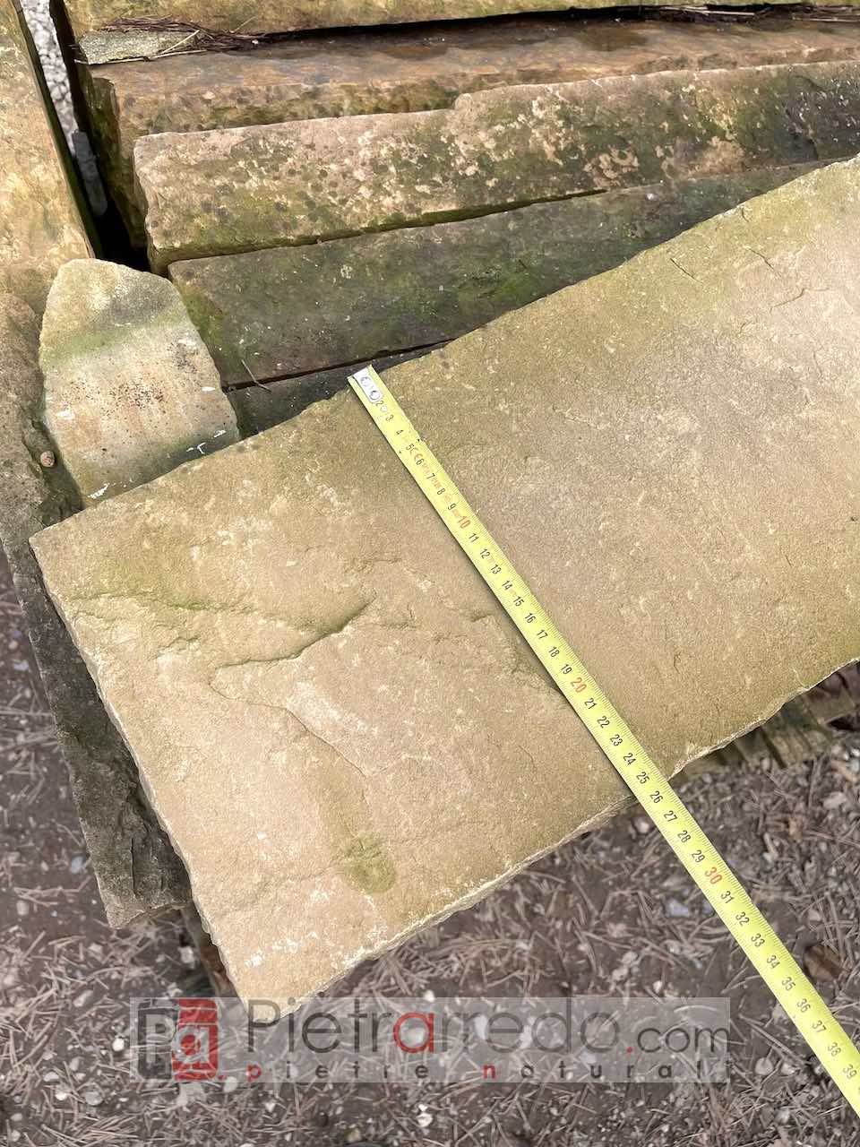 Indian stone curb ocher sandstone price for borders flowerbeds pietrarredo cost
