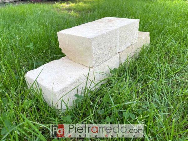 blocco tufo pietra di canosa pietrarredo offerta per stona garden aiuole contenimenti giardini costo