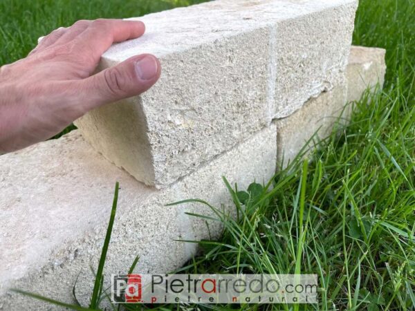 tuff block canosa stone pietrarredo offer for stona garden flowerbeds garden containment on sale