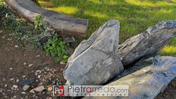 punte e monoliti in offerta per giardini zen giapponesi in ardesia nera offerte e prezzi online parabiago stona garden pietrarredo