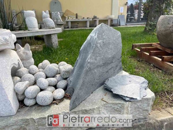 punte e monoliti in offerta per giardini zen giapponesi in ardesia nera offerte e prezzi online parabiago stona garden pietrarredo vendita scaglie sasso