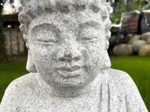 Handmade granite Siddharta Buddha for Japanese Zen garden temples, price in Pietraredo