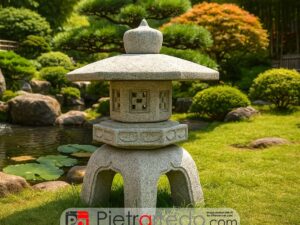 lanterna giapponese in granito prezzo Kodai Rokkaku Yukimi