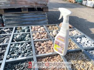 PEBBLE BLOCK (750g) - Legante per ghiaia e ghiaietto su vialetti, blocca e stabilizza rendendo la superficie stabile e sicura ciottoli arredo giardino prezzo Pietrarredo Milano